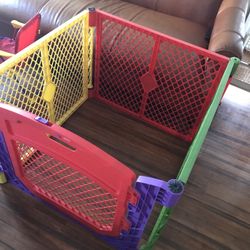 Dog Cage With Extension Two Peice 80$