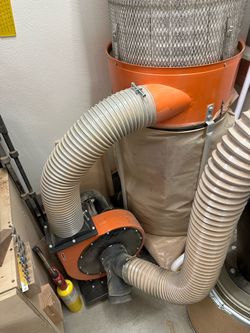 Wen 1,300 CFM with upgraded canister filter and cyclone