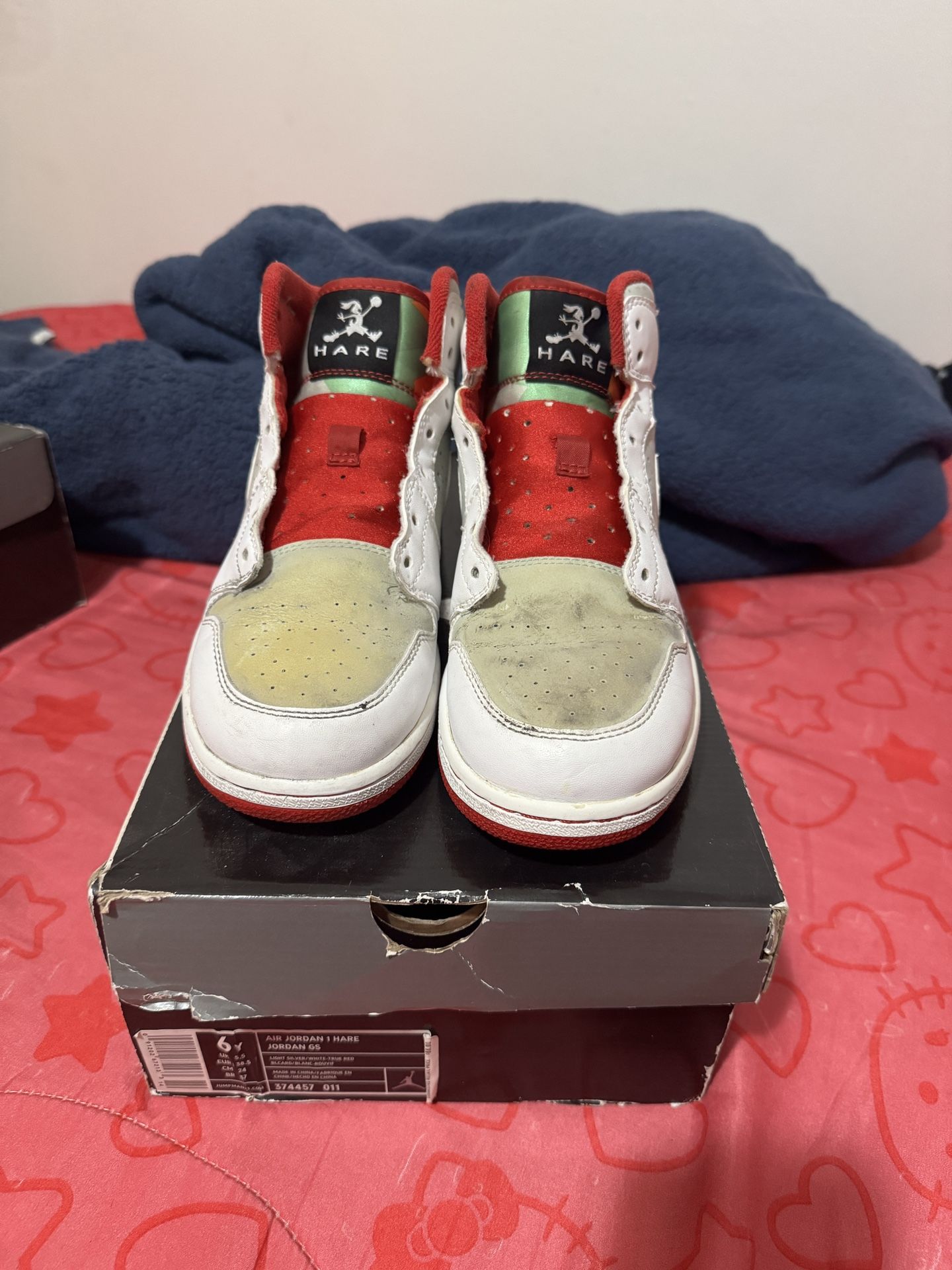 Jordan 1 Hare 6y