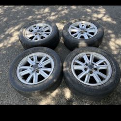4 —— 225/55r16 5x4.5 5x114.3 Stock Ford Mustang Wheels Rims Tires !