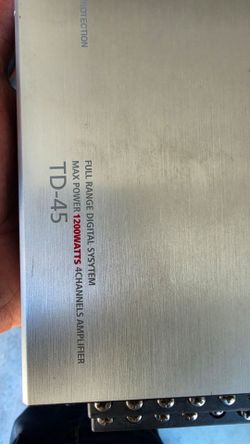 Tspower 1200 watts 4 channel amp