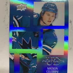 2024-25 Upper Deck Series 2 - Ud Portraits Macklin Celebrini #P37 (RC)