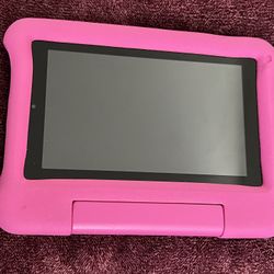 Amazon - Fire 7 Kids - 7" Tablet - ages 3-7 - 16GB - Pink