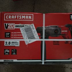 Craftman V20 Rotary Hammer Drill Cordless (tool Only) 