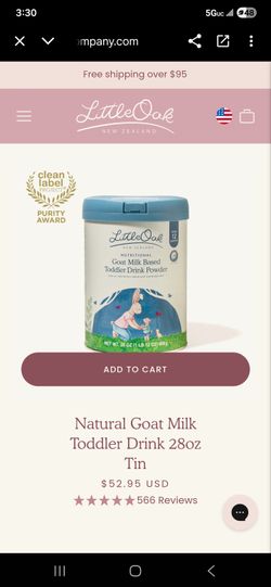 Little Oak Goat Milk Formula