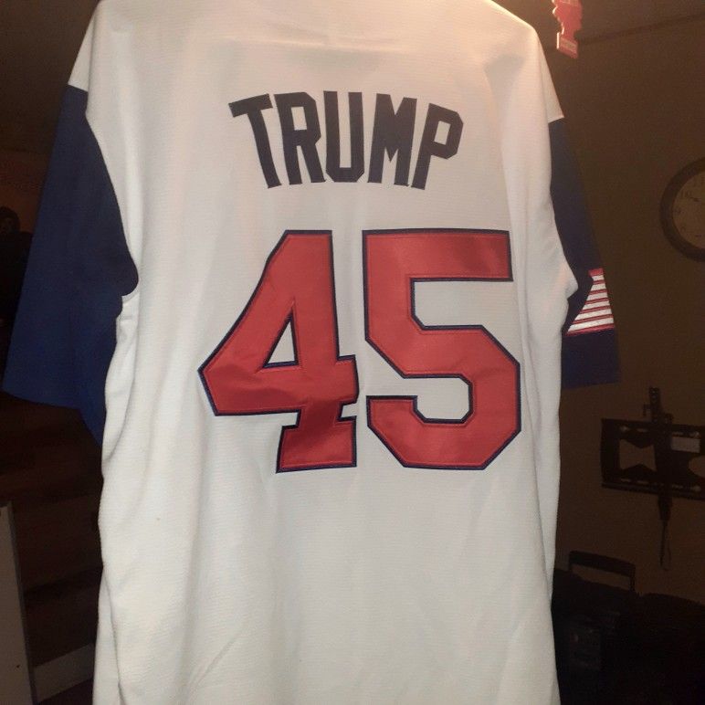 NEW Trump Sports Jersey ☆ ALL STITCHED ☆ Baseball ☆ Football ☆ Hockey ☆ 45th President ☆ MAGA ☆ Collectible ☆