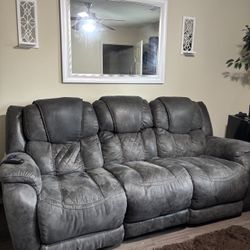 Double Recliner Sofa