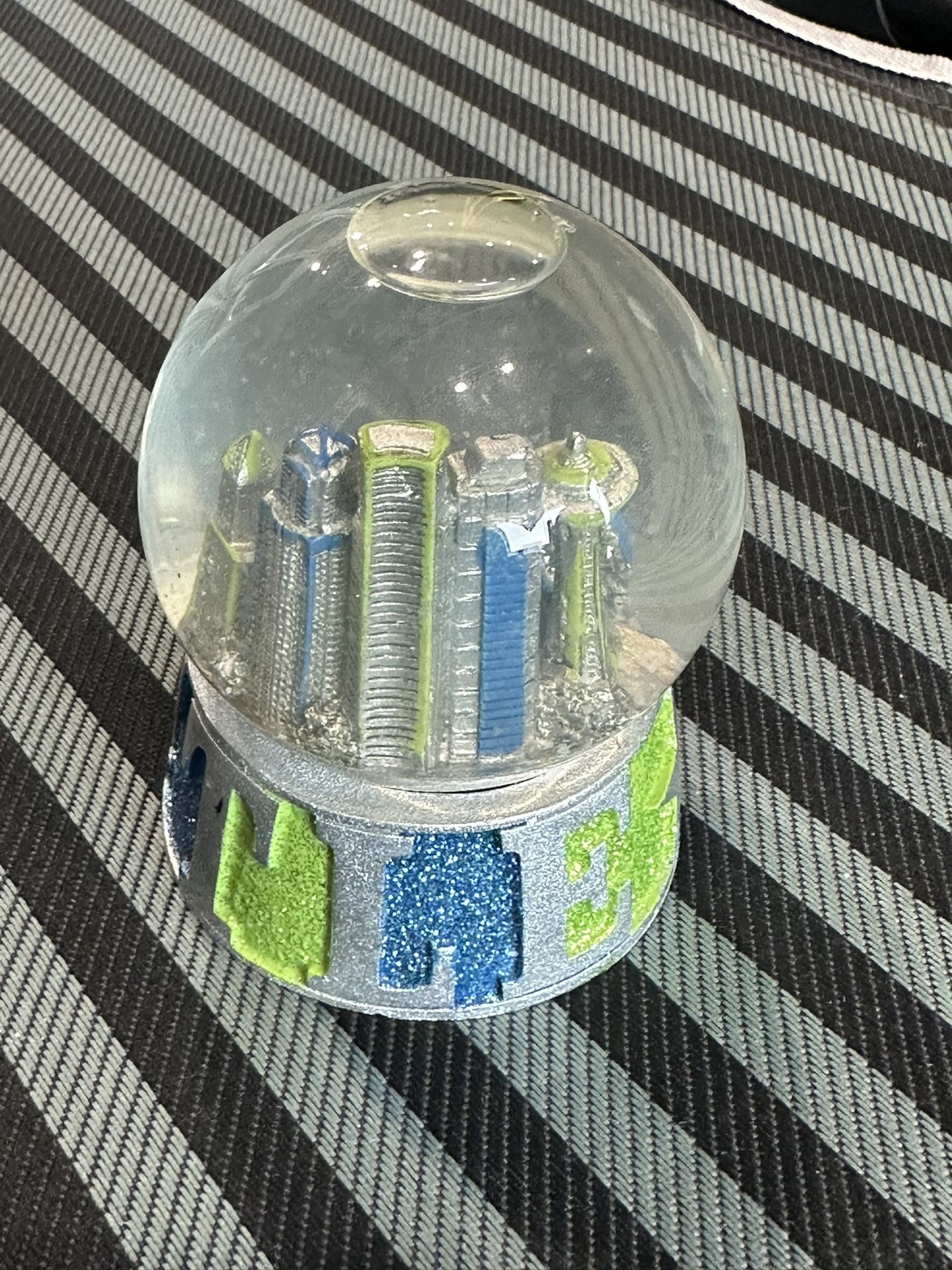 Globe with city inside