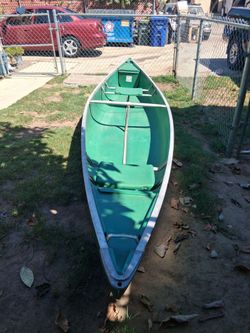 15 foot 2 seater canoe excellent condition