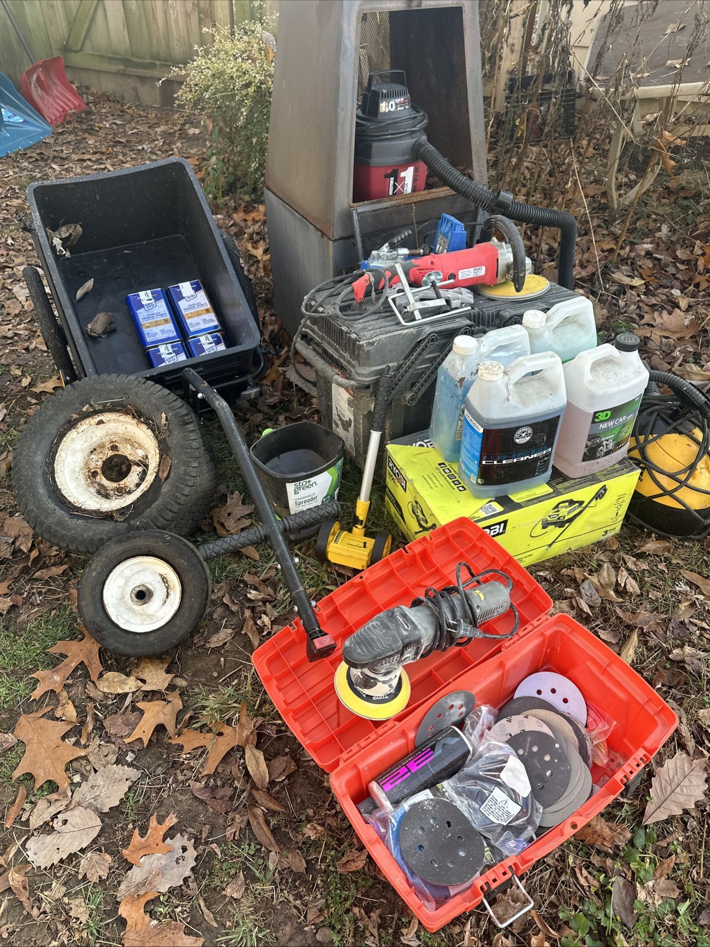 Bulk Lot of Tools, Cleaning Supplies & Equipment – All Included