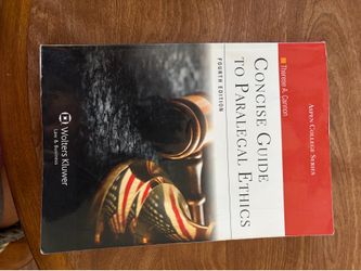 Concise Guide to Paralegal Ethics 4th edition