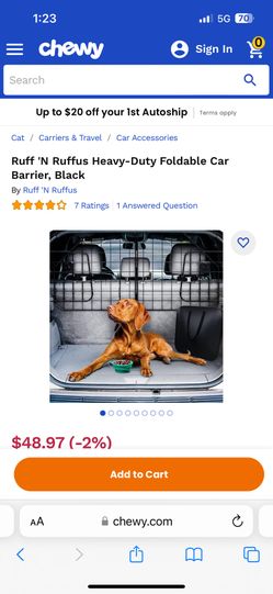 SUV Dog Barrier 