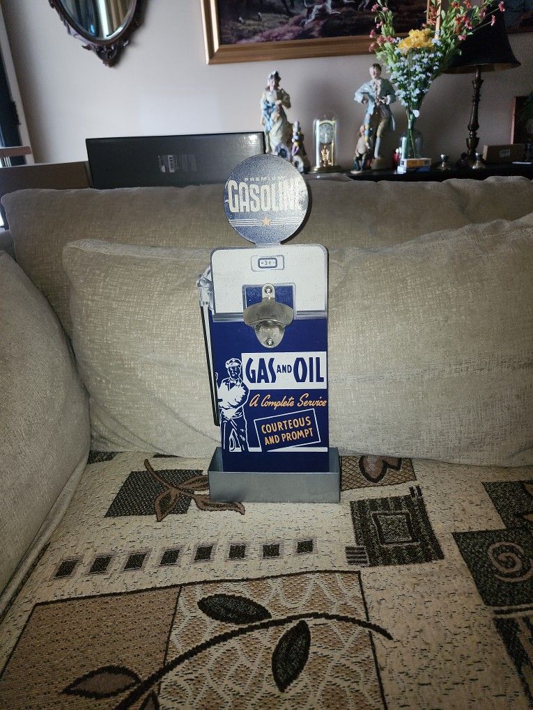 Classic Sign Bottle Opener, Man Cave, Wall Hanger