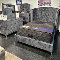 Brand new Queen Bedroom Set- Shop Now Pay Later