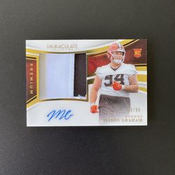 MASON GRAHAM 2025 IMMACULATE PREMIUM RPA ROOKIE PATCH RC AUTO /99