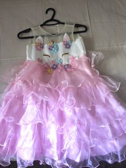 Unicorn dress size 7