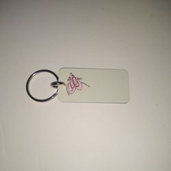 Pink Bug Keychain 