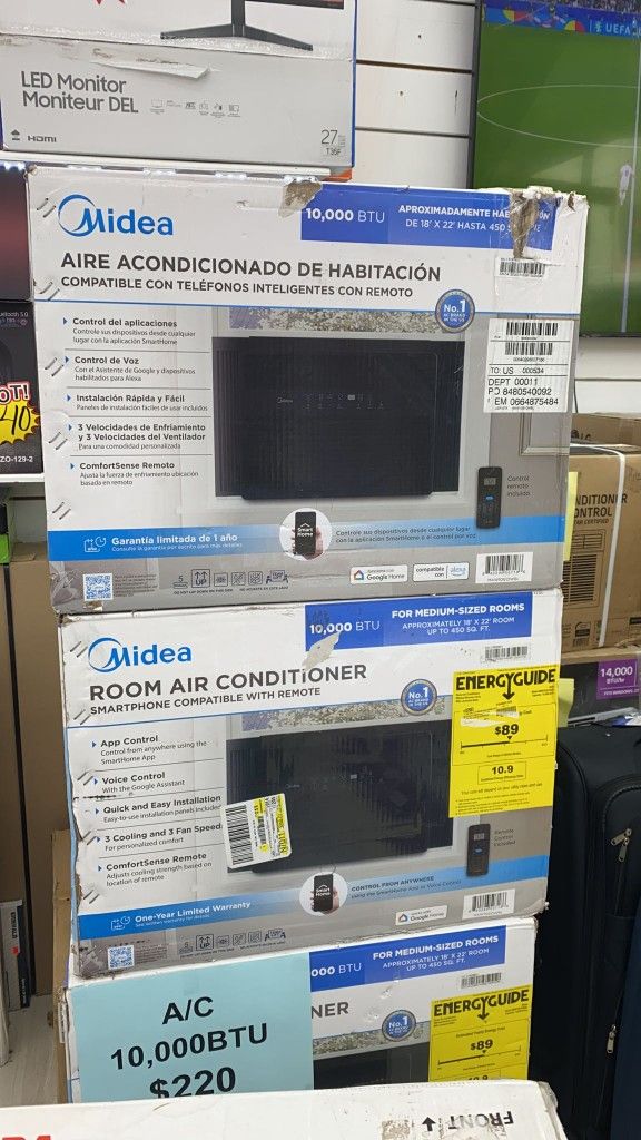 Midea Room Window Air Conditioner 10000BTU