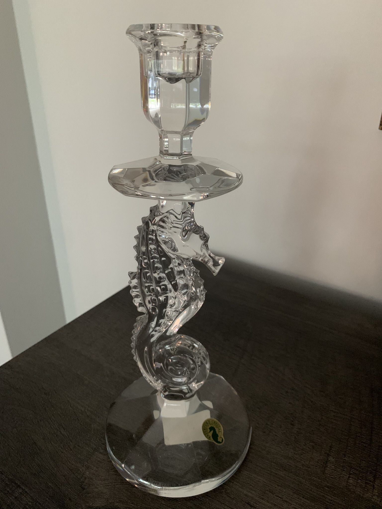 Waterford Crystal Seahorse Candlestick