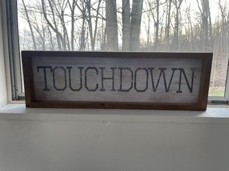 Football Touchdown Sign 