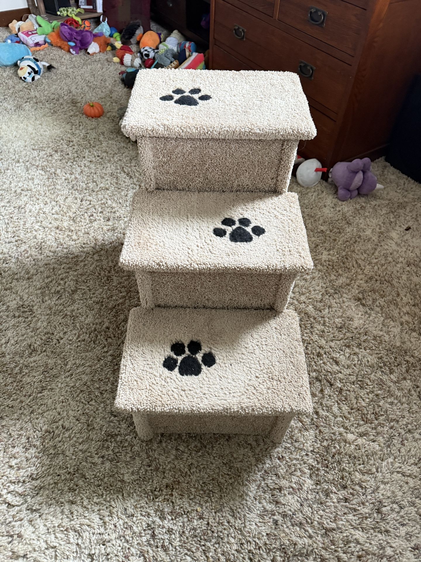 Pet Stairs, Solid Wood Quality Built Carpeted