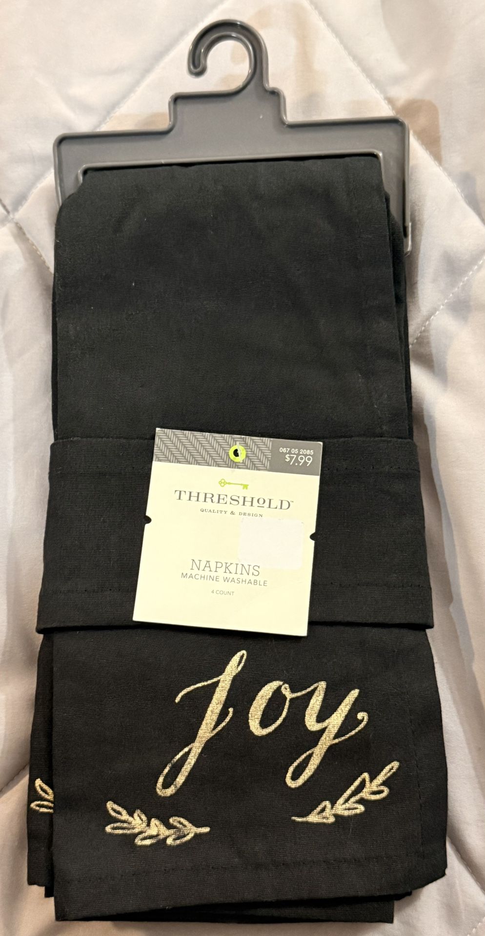 New Threshold Joy4 Count  Fabric Napkins 