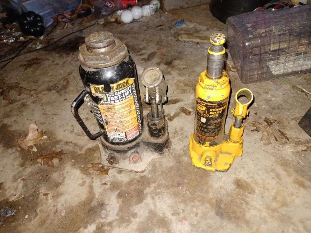 20 Ton Black Hack Fastic Lifting Bottle Jack And Pp Proformance 2 Ton Hydroic Bottle Jack