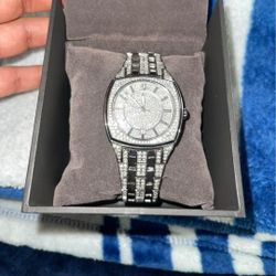 Bulova Phantom Crystal Watch (Mens) Iced Out
