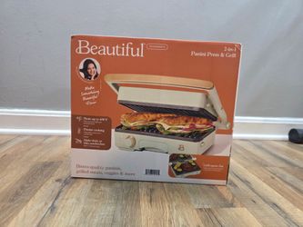 Beautiful by Drew Barrymore 2-in-1 Panini Press & Indoor Grill - Sage Green