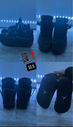 1:1 Air Jordan 4 “Black Cats” 10.5