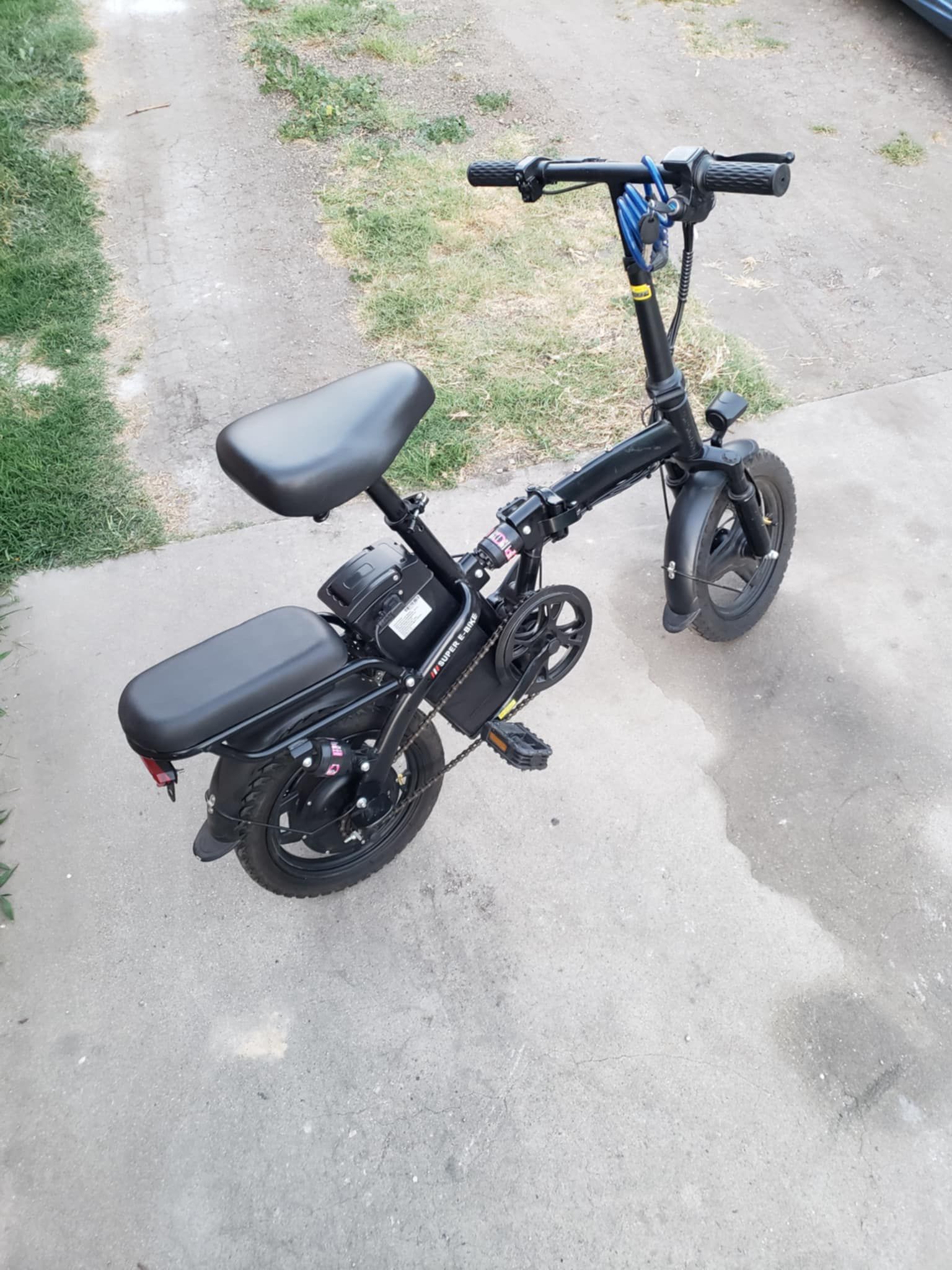 $420! Be my lowest OR $1,000 OR Closer Offer. Super Ebike Electric bike e-bike With 2 seats has shocks suspension. Requires 2 keys. Hard to get stolen