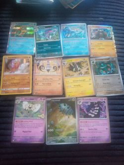 pokemon card holo, reverse holo, full art lot