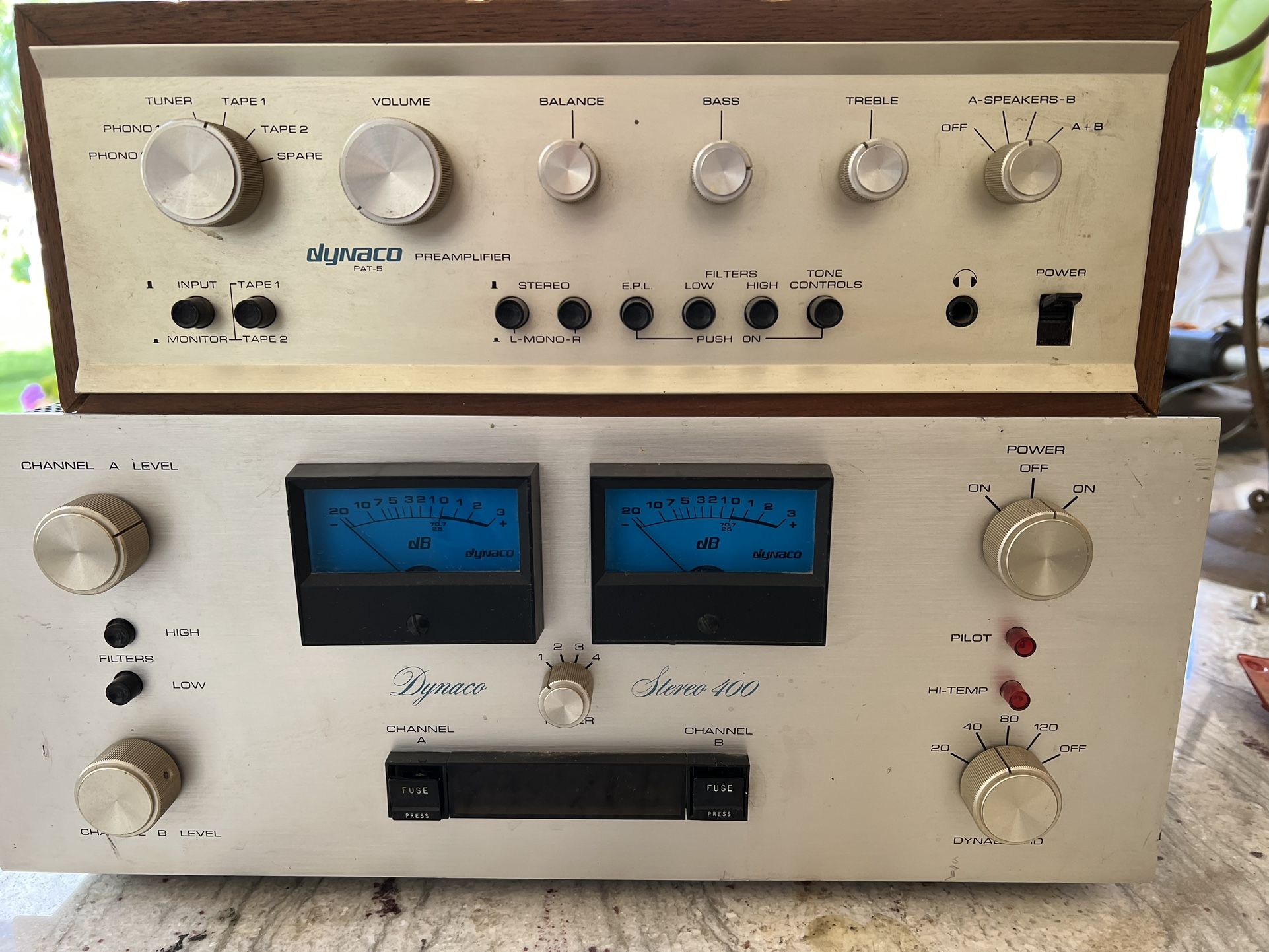Dynaco 400 Watt Power Amplifier & Premamp