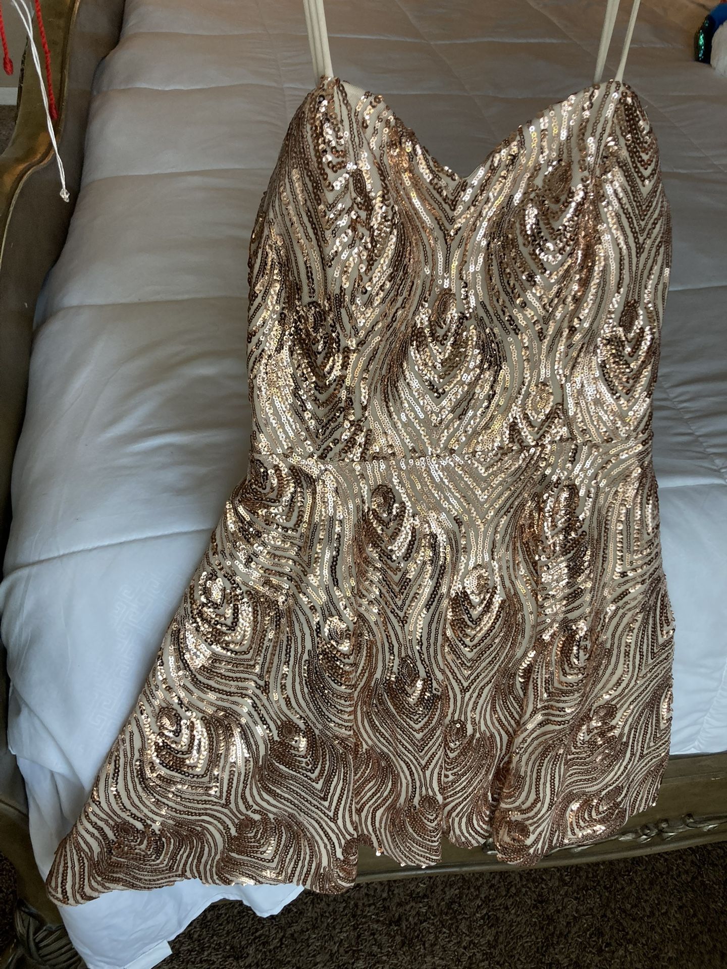 Gold Dress $10