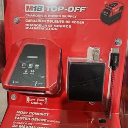 Milwaukee M18 Top Off Charger And Power  Supply