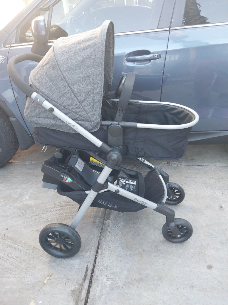 EVENFLO PIVOT STROLLER TRAVEL SYSTEM