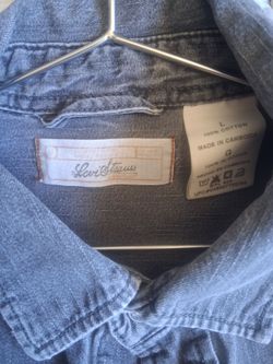 Levi Strauss Signature Denim Shirt Size Large
