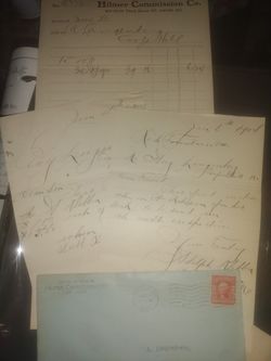  Letters Dated Jan 4th, 1904 & Jan 6th, 1904 With Request And Reply Both Envelopes And Receipt 