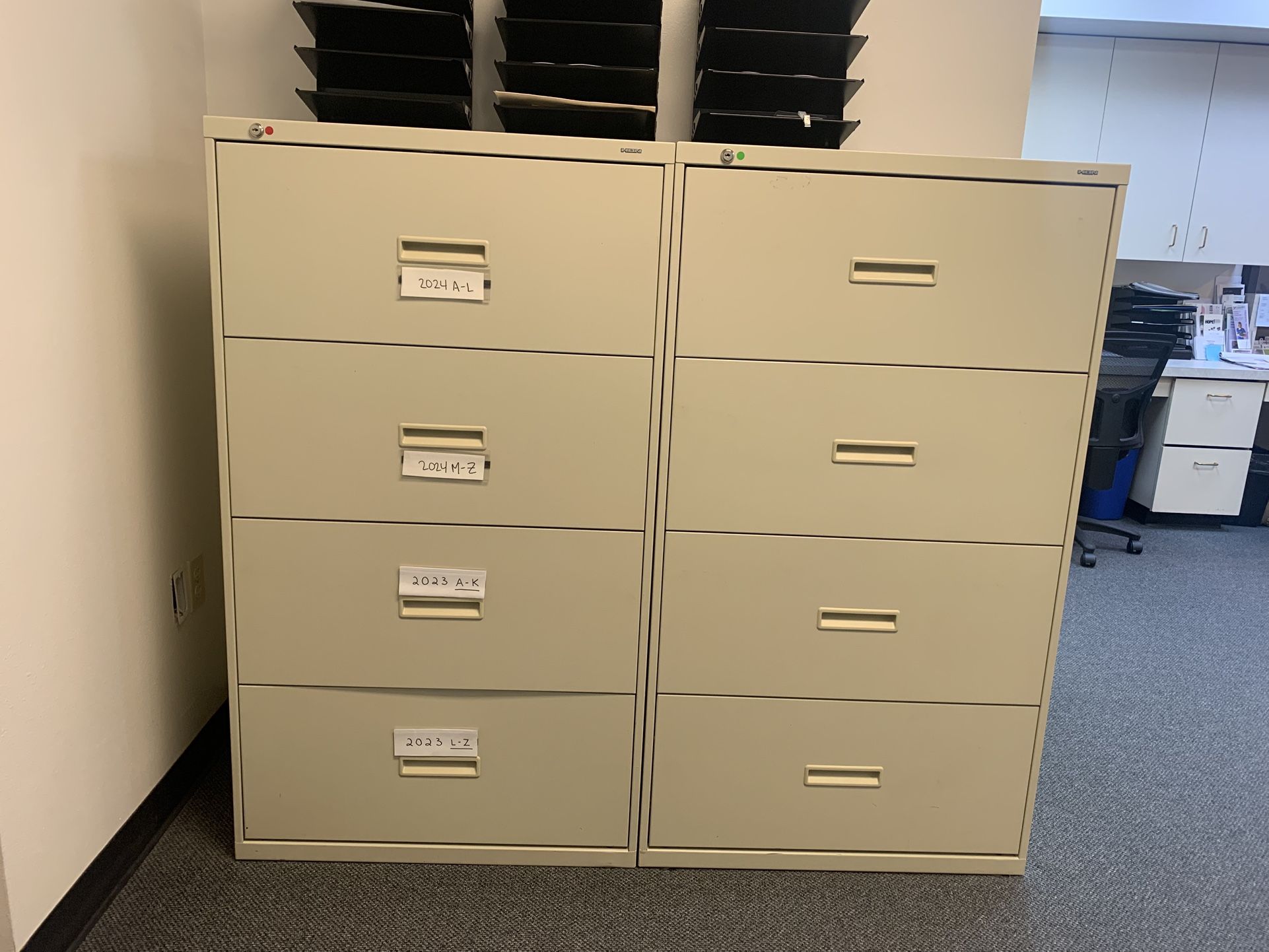 Locking Filing Cabinets - Free