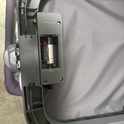 Gray Bassinet/Changing Table
