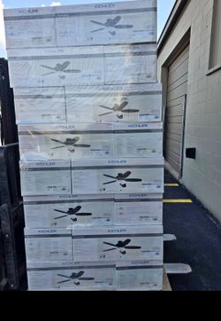 Kichler Renew Select 52" LED Ceiling Fan – New in Box – $65 Each