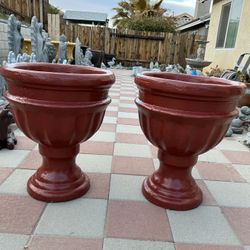 New Flower Pots Made Out Of Cement Perfect Gift 