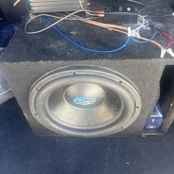 10 Inch Menace Subwoofer With Amp 