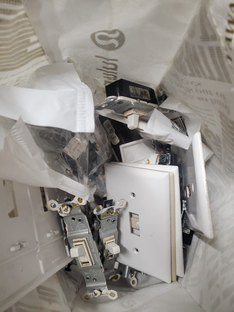 Bag Of Used Light Switches