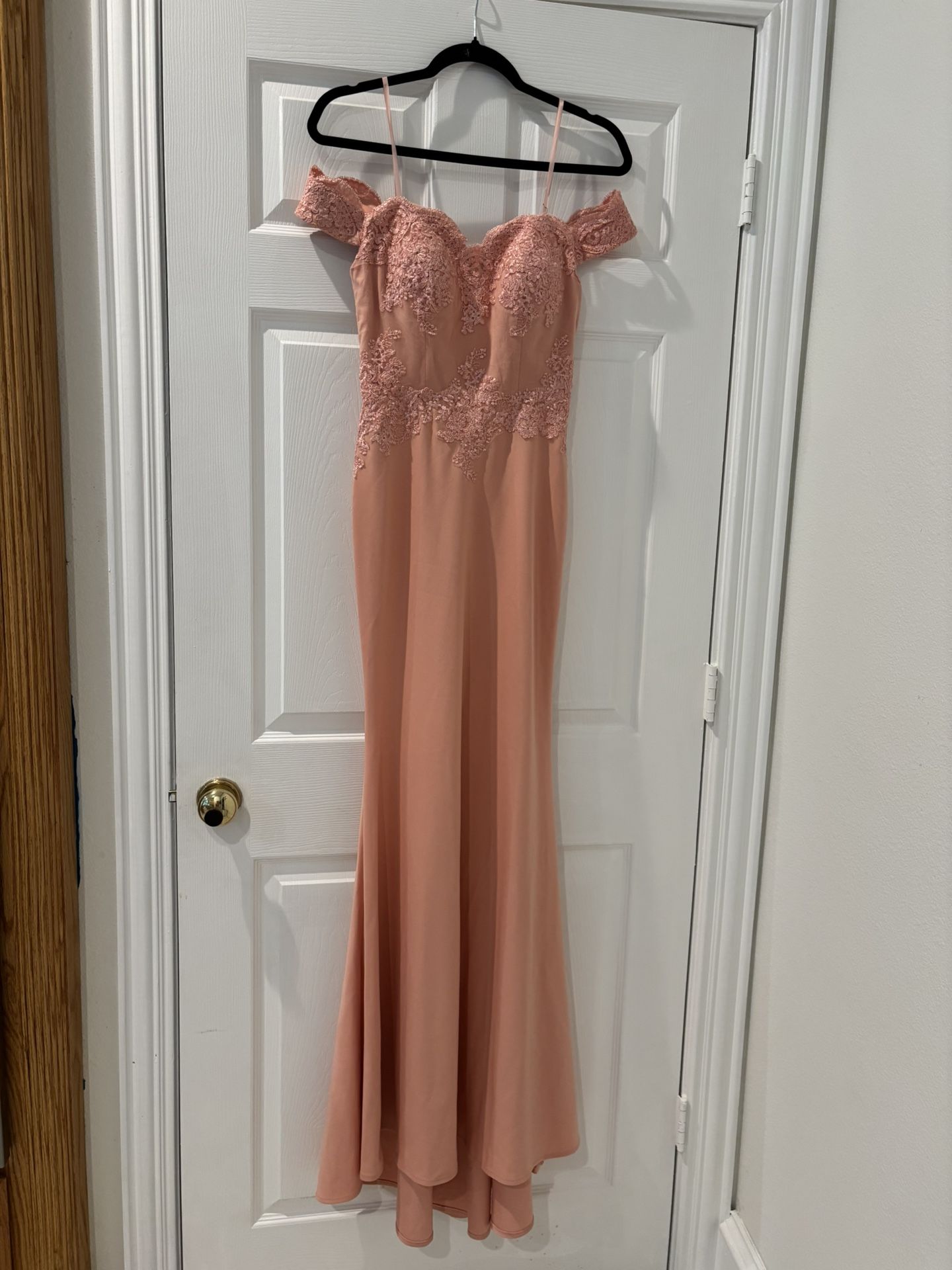 Formal Dress, Pink, Long, Size Small