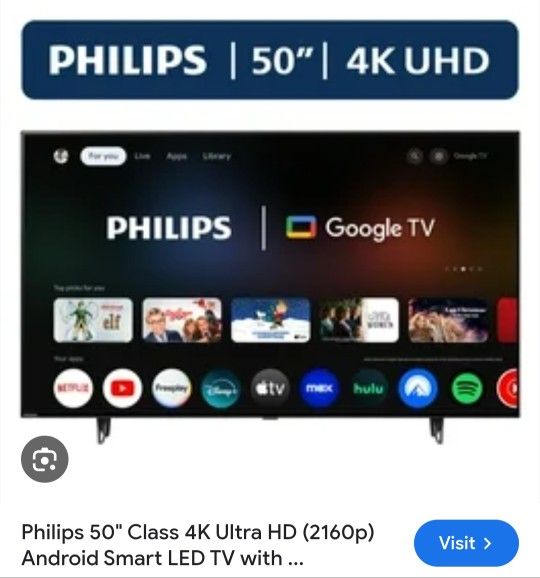 Philips 50" Smart TV