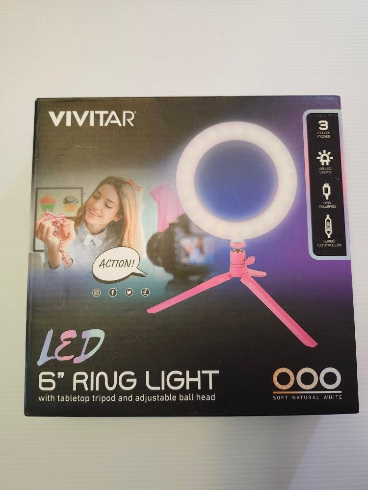 Vivitar 6" LED Ring Light