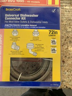 Dishwasher install kit
