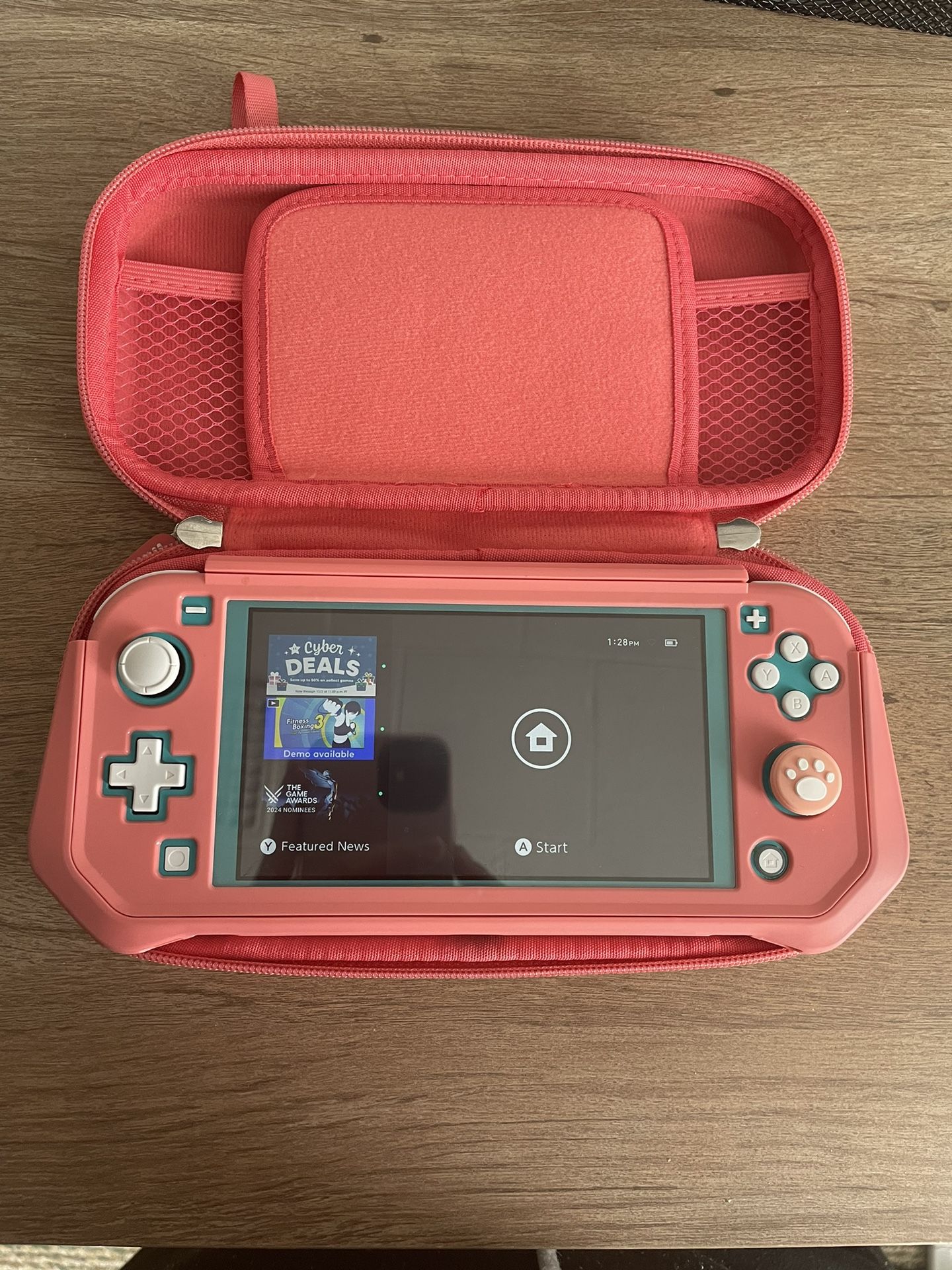 Nintendo Switch Lite With Case And Storage Card
