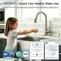 Kitchen Faucet with Pull Down Sprayer, Kitchen Sink Faucet